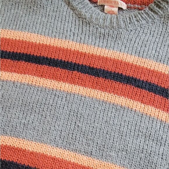 Nwot Urban Outfitters Bobby Striped Boyfriend Boxy Sweater L - Picture 8 of 10